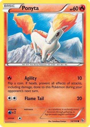 Ponyta 014/106 XY Flashfire - Common