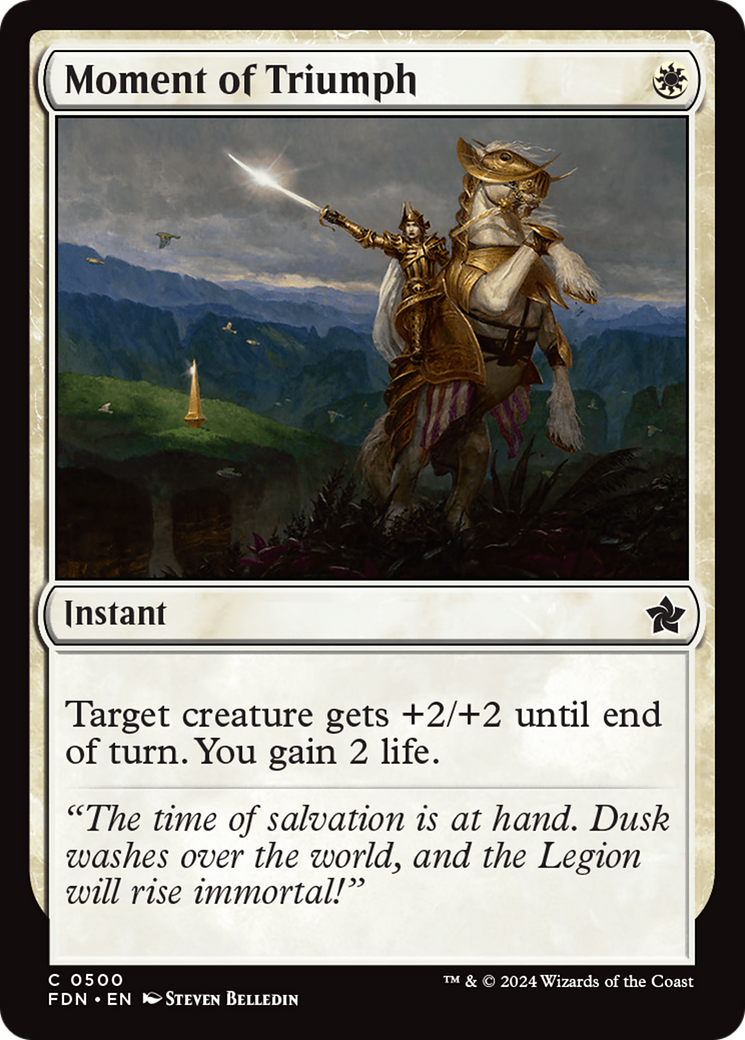 Moment of Triumph (FDN-500) - Foundations