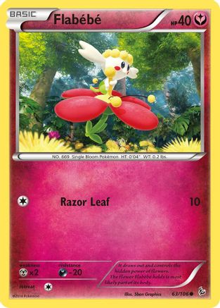 Flabebe (63) 063 XY Flashfire - Common