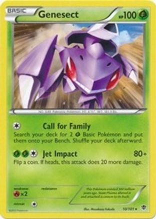 Genesect 010/101 - Holofoil Deck Exclusives - Holo Rare