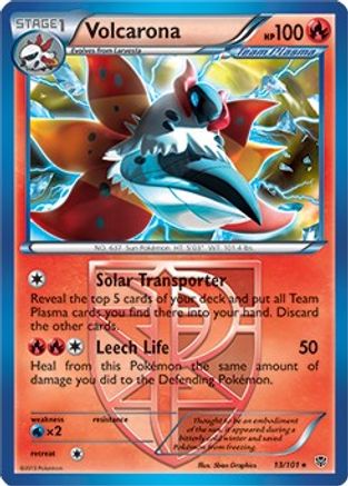 Volcarona 013/101 - Holofoil Deck Exclusives - Holo Rare