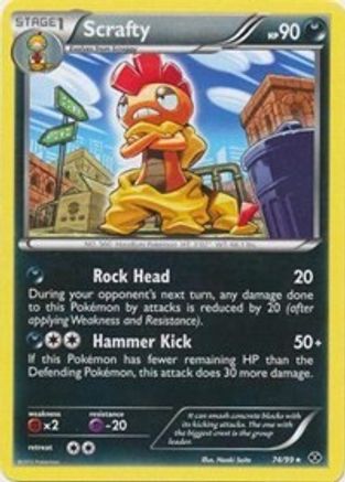 Scrafty 074/099 Deck Exclusives - Rare