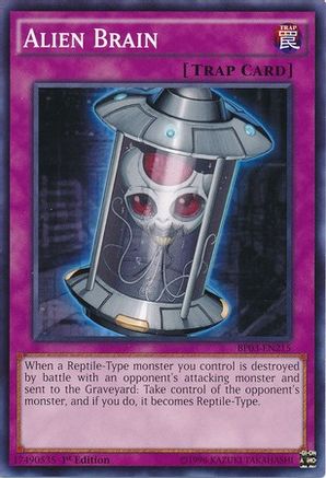Alien Brain (BP03-EN215) - Battle Pack 3: Monster League 1st Edition