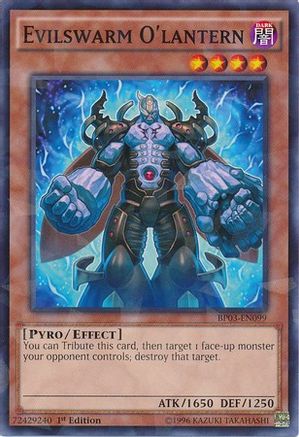 Evilswarm O'lantern (Shatterfoil) (BP03-EN099) - Battle Pack 3: Monster League 1st Edition