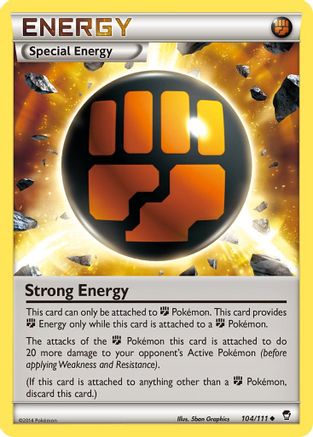 Strong Energy 104/111 - Reverse Holofoil XY Furious Fists - Uncommon