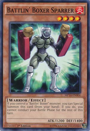 Battlin' Boxer Sparrer (MP14-EN004) - 2014 Mega-Tins Mega Pack 1st Edition