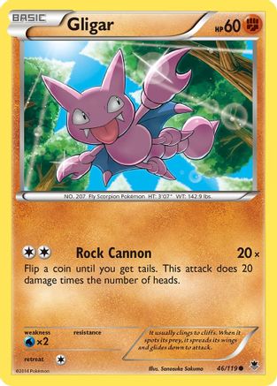 Gligar 046 XY Phantom Forces - Common