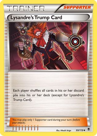 Lysandre's Trump Card 099/119 XY Phantom Forces - Uncommon