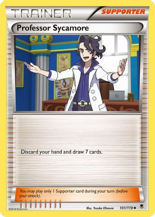 Professor Sycamore 101/119 XY Phantom Forces - Uncommon