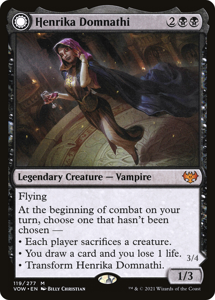 Henrika Domnathi (VOW-119) - Innistrad: Crimson Vow: (Double Faced Transform) Foil