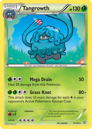 Tangrowth 005 XY Primal Clash - Rare
