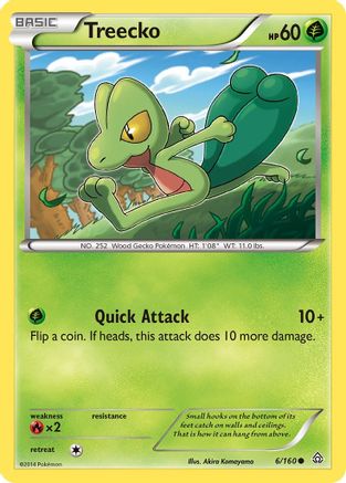 Treecko 006/160 XY Primal Clash - Common