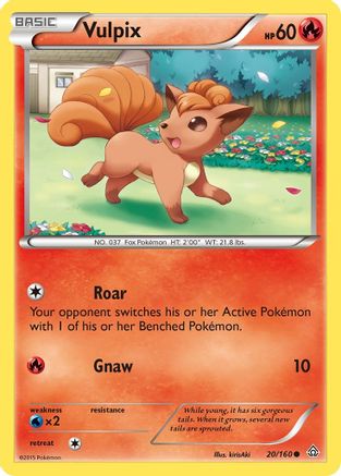 Vulpix 020/160 XY Primal Clash - Common