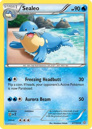 Sealeo 047/160 XY Primal Clash - Uncommon