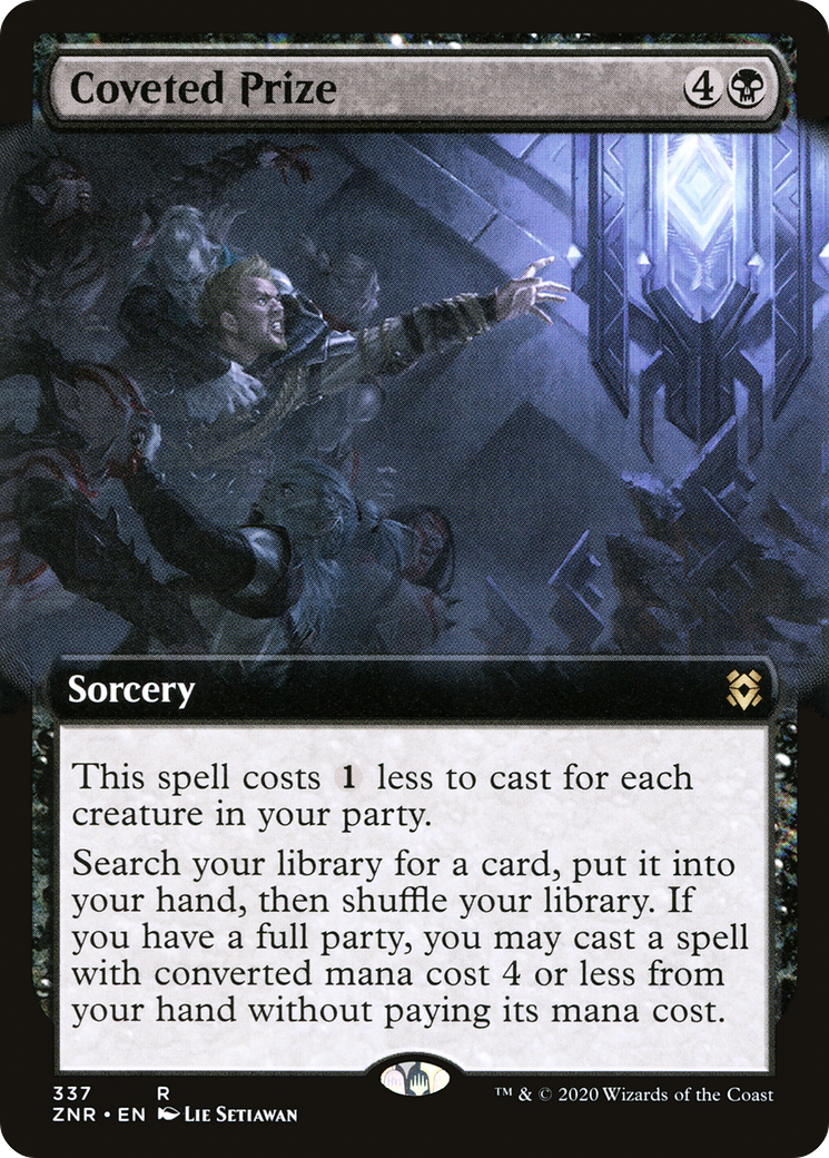 Coveted Prize (Extended Art) (ZNR-337) - Zendikar Rising: (Extended Art)