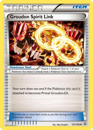 Groudon Spirit Link 131/160 XY Primal Clash - Uncommon