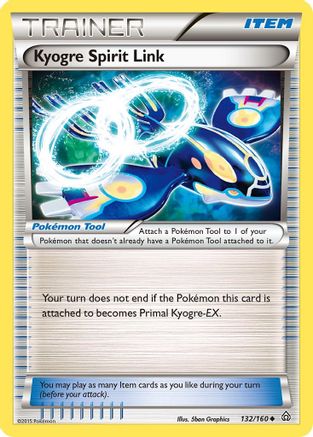 Kyogre Spirit Link 132/160 XY Primal Clash - Uncommon