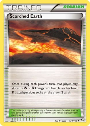 Scorched Earth 138/160 XY Primal Clash - Uncommon