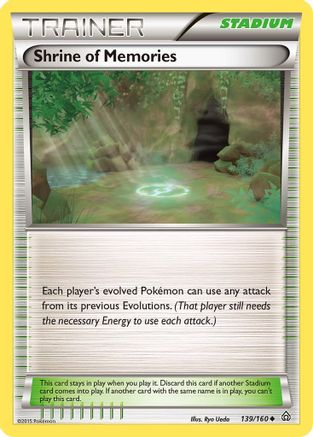 Shrine of Memories 139/160 XY Primal Clash - Uncommon