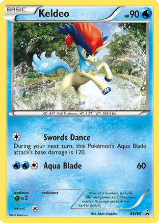 Keldeo BW60 Black and White Promos - Promo