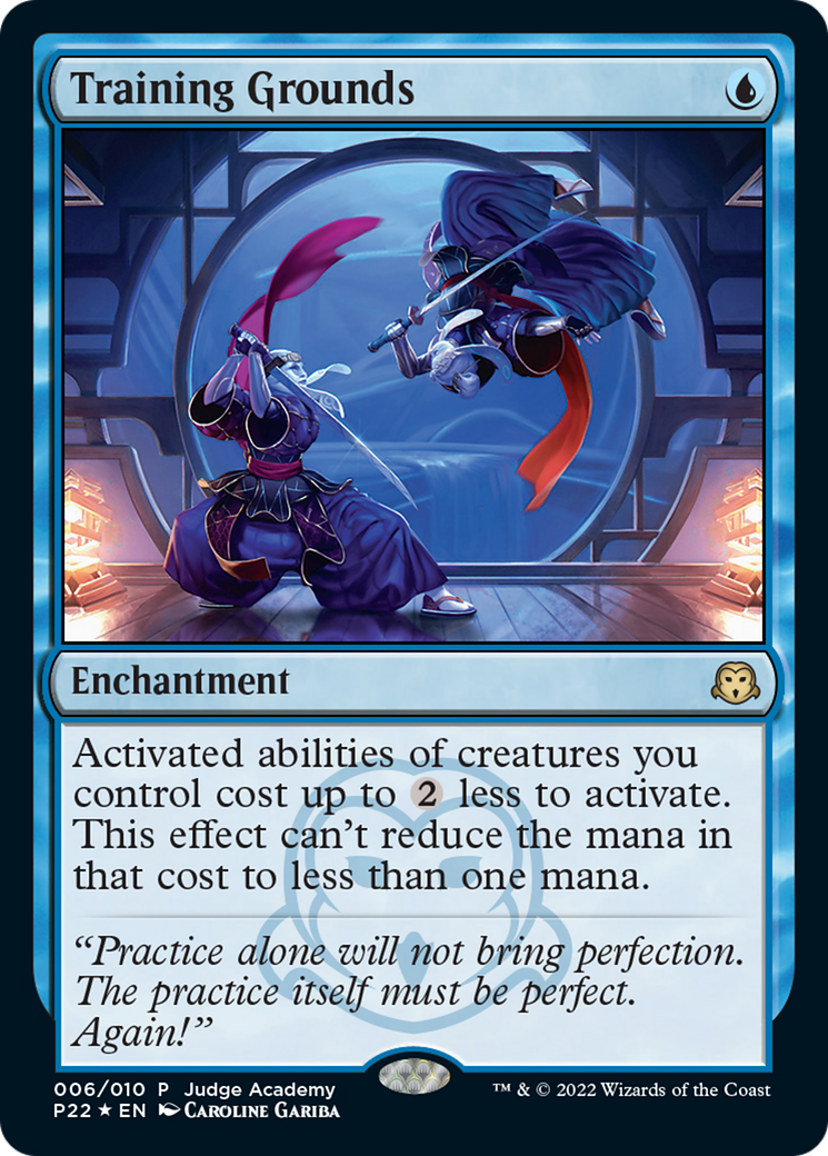 Training Grounds (JDG-006) - Judge Gift Cards 2022 Foil