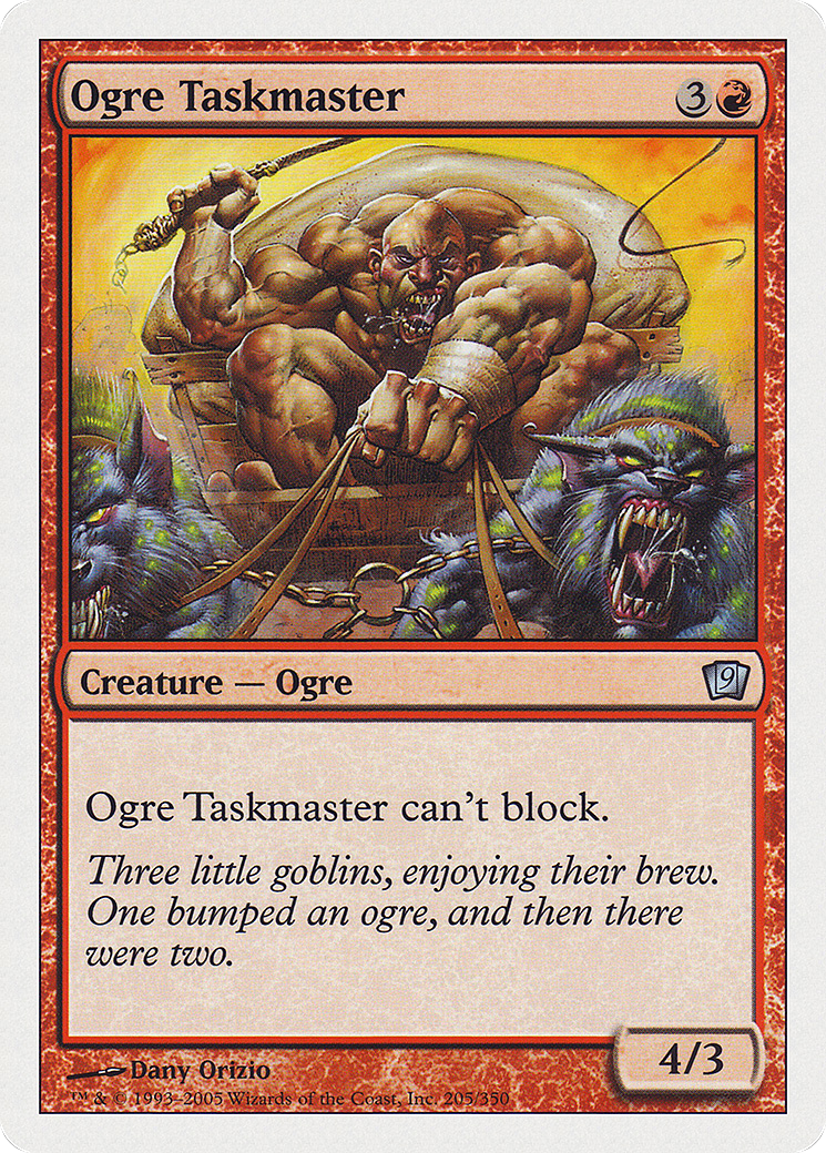 Ogre Taskmaster (9ED-205) - 9th Edition