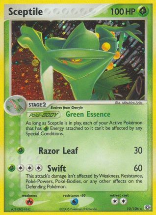 Sceptile 010 - Holofoil Emerald - Holo Rare