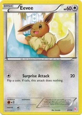 Eevee (21) 021 XY Trainer Kit Sylveon & Noivern - Common