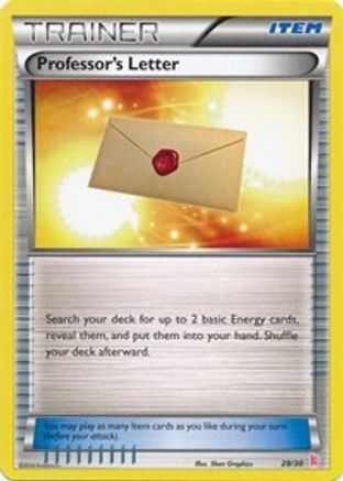 Professor's Letter (Sylveon) 028 XY Trainer Kit Sylveon & Noivern - Common