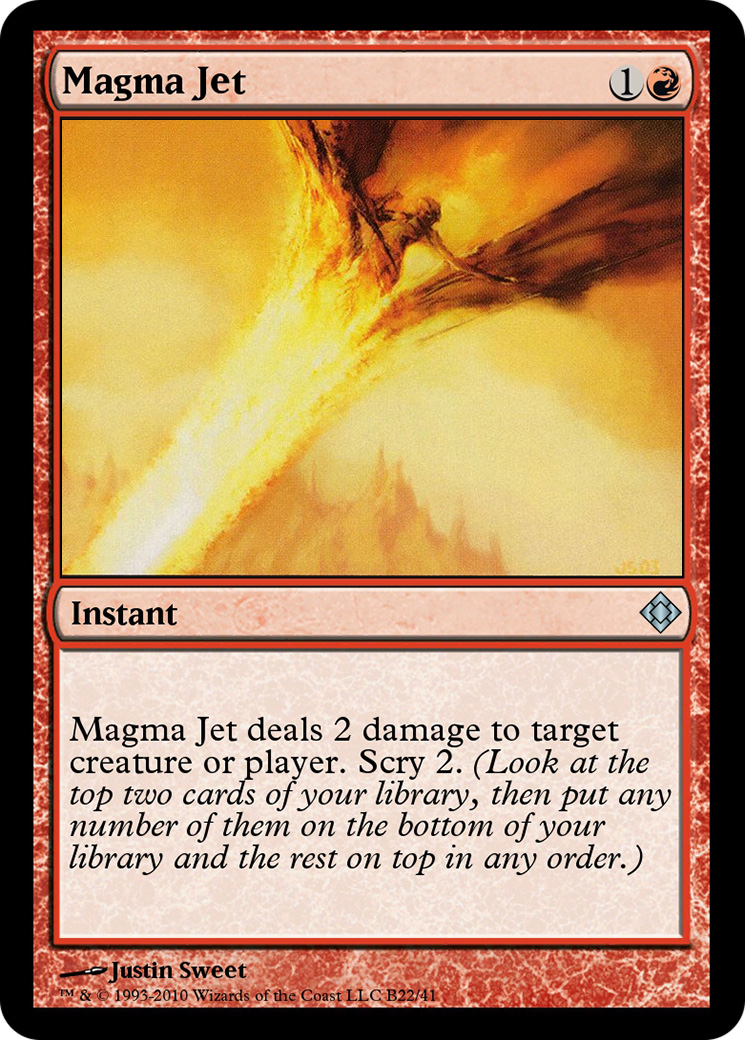 Magma Jet (TD0-B22) - Magic Online Theme Decks
