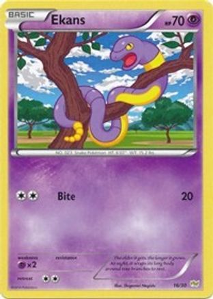 Ekans 016 XY Trainer Kit Sylveon & Noivern - Common