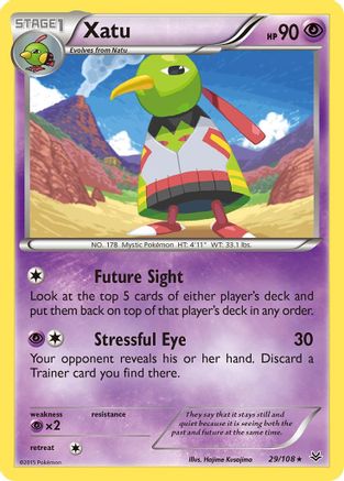 Xatu 029 - Reverse Holofoil XY Roaring Skies - Rare