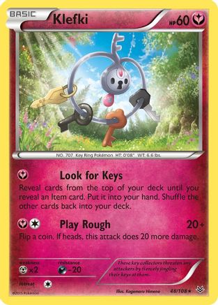 Klefki 048/108 - Reverse Holofoil XY Roaring Skies - Rare