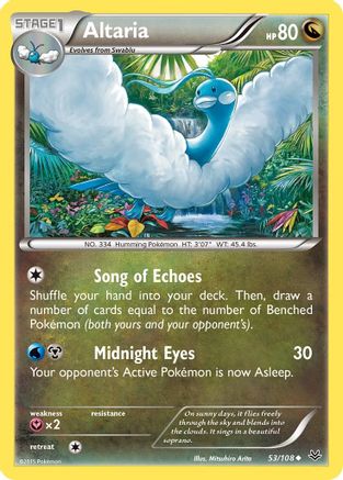 Altaria (53) 053/108 XY Roaring Skies - Uncommon