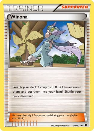 Winona 096/108 - Reverse Holofoil XY Roaring Skies - Uncommon