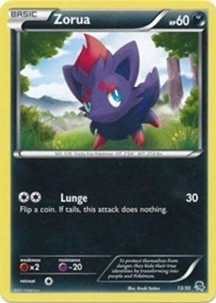 Zorua (#23) 023 BW Trainer Kit Excadrill & Zoroark - Common