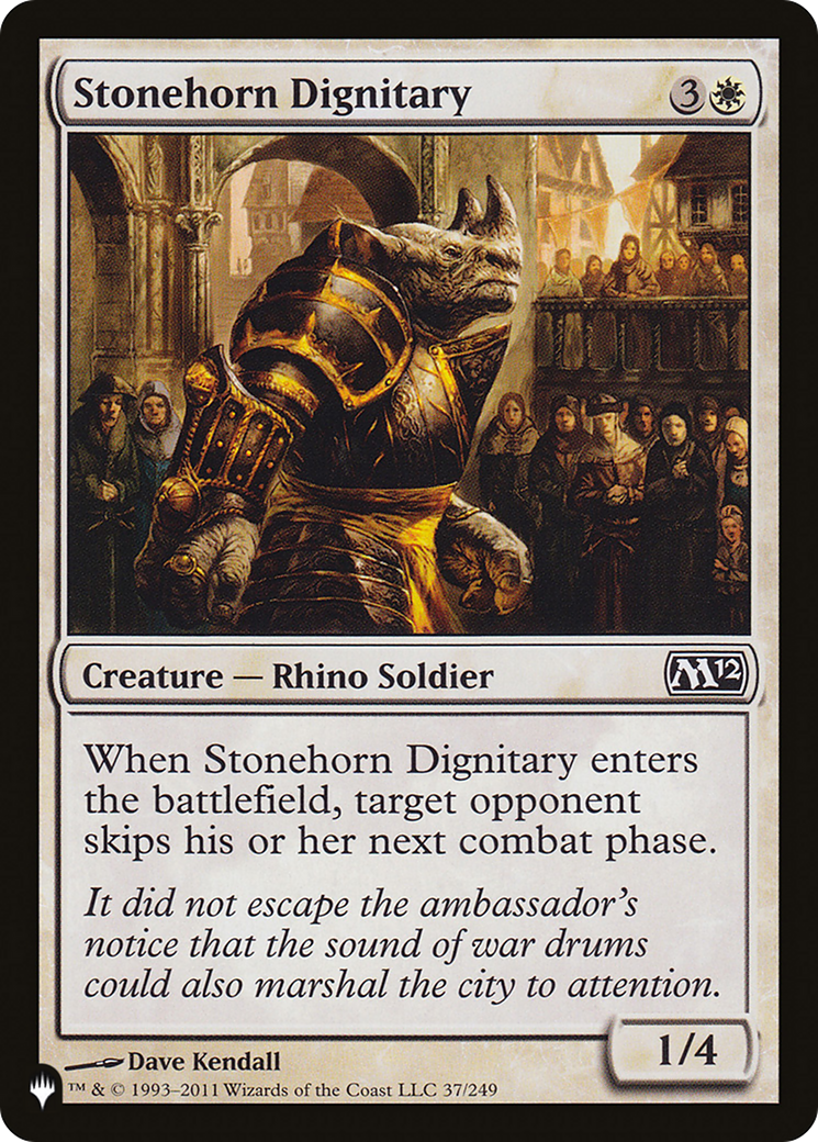 Stonehorn Dignitary (LIST-37/249) - The List