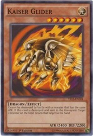 Kaiser Glider (YS15-ENF04) - Starter Deck: Saber Force 1st Edition