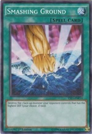 Smashing Ground (Shatterfoil) (YS15-ENF14) - Starter Deck: Saber Force 1st Edition