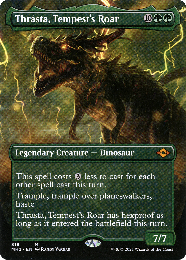 Thrasta, Tempest's Roar (Borderless) (MH2-318) - Modern Horizons 2