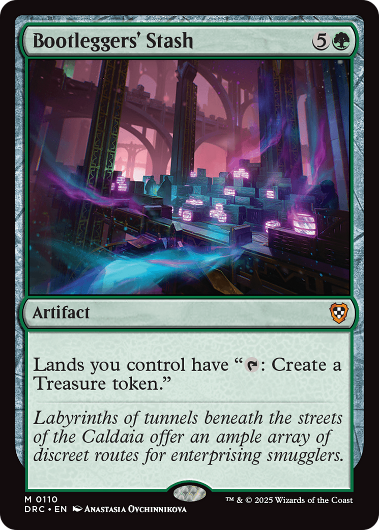 Bootleggers' Stash (DRC-110) - Commander: Aetherdrift