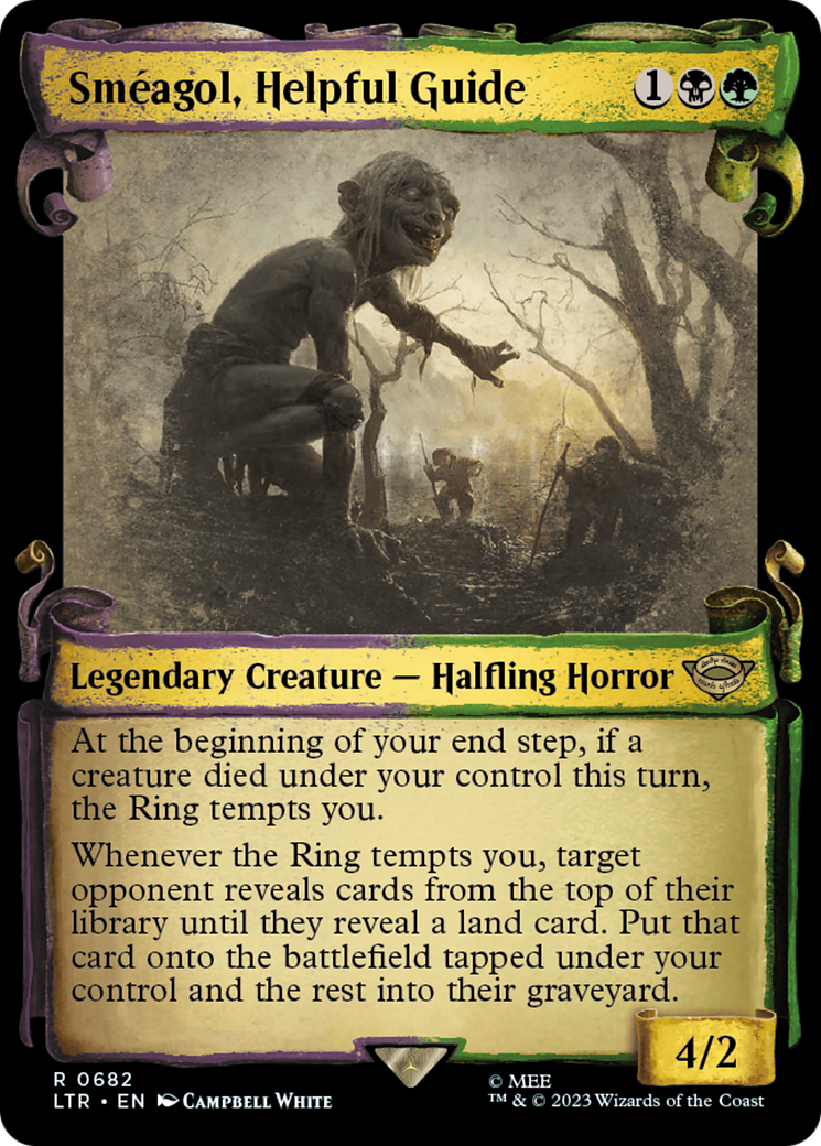 Smeagol, Helpful Guide (Showcase Scrolls) (LTR-682) - The Lord of the Rings: Tales of Middle-earth: (Showcase)