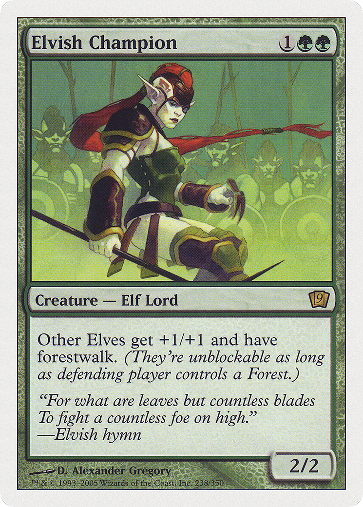 Elvish Champion (9ED-) - 9th Edition