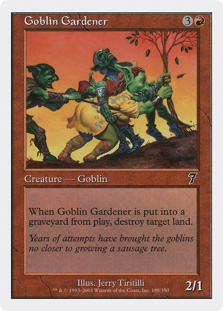 Goblin Gardener (7ED-188★) - 7th Edition
