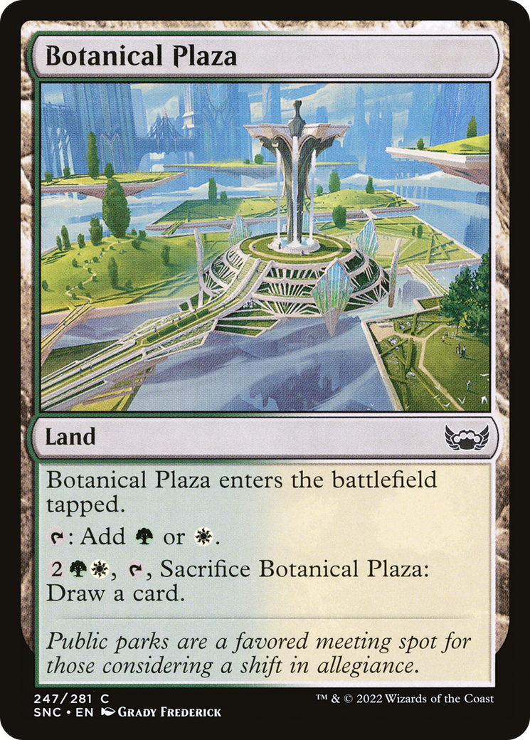 Botanical Plaza (SNC-247) - Streets of New Capenna Foil
