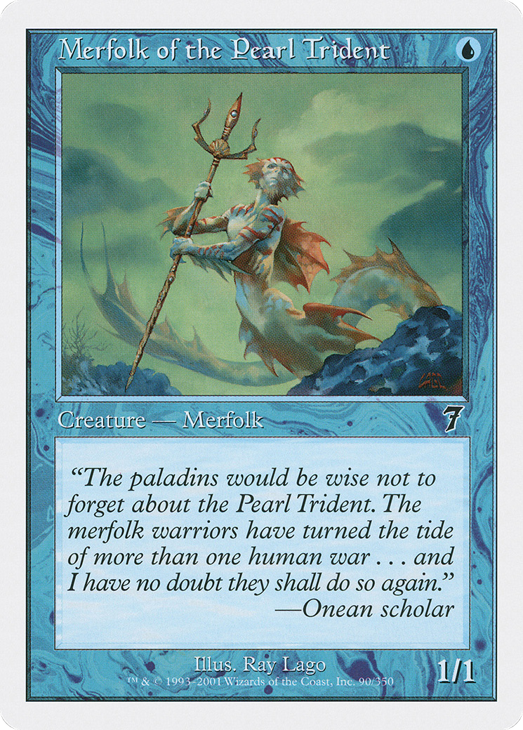 Merfolk of the Pearl Trident (7ED-090) - 7th Edition