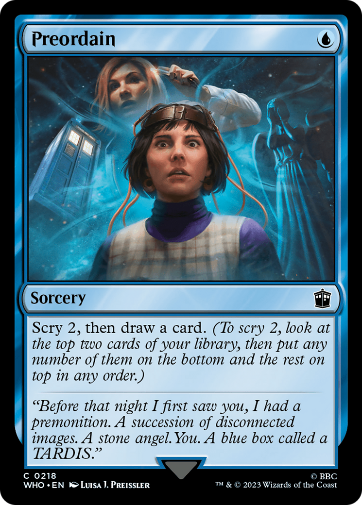 Preordain (WHO-218) - Doctor Who Foil