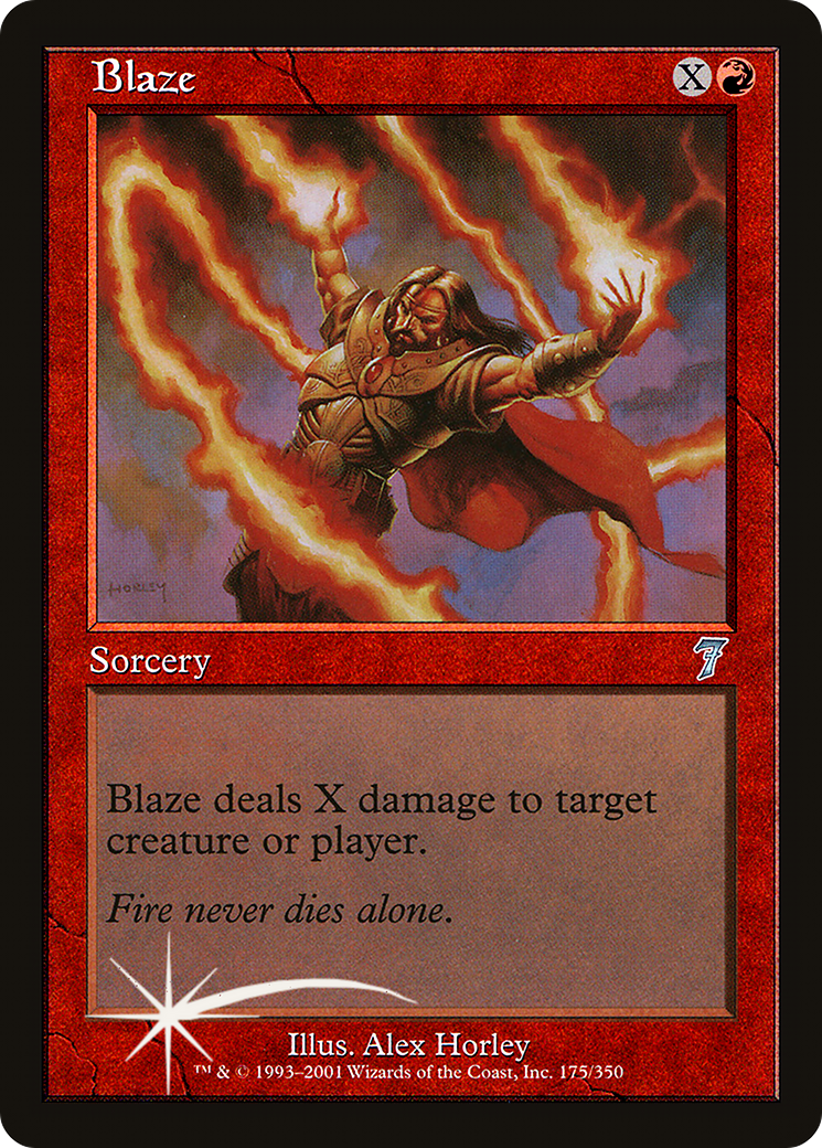 Blaze (7ED-175★) - 7th Edition