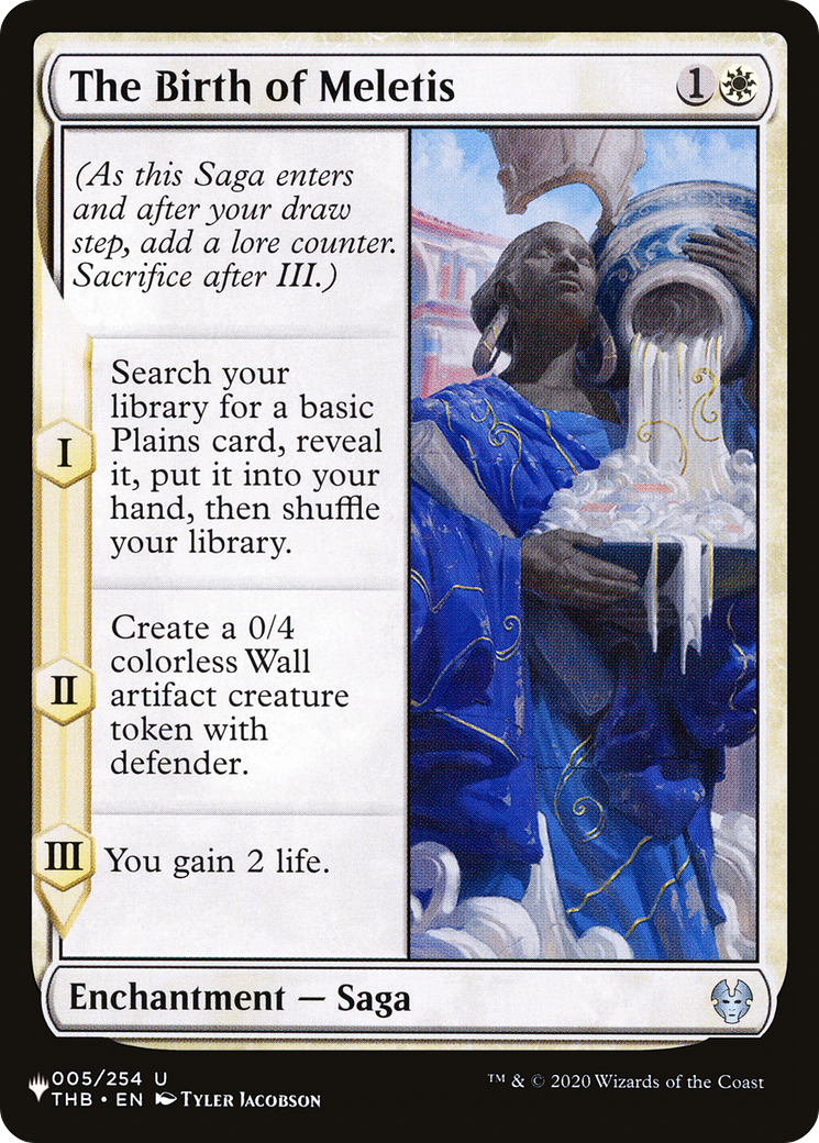 The Birth of Meletis (LIST-005/254) - The List