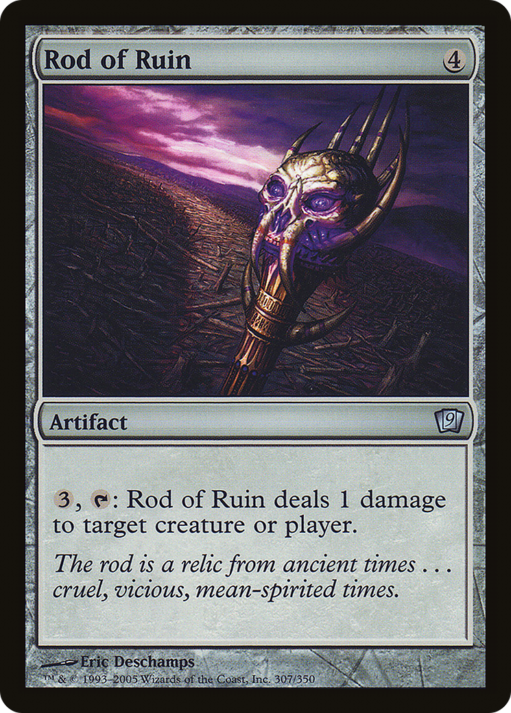 Rod of Ruin (9ED-307★) - 9th Edition